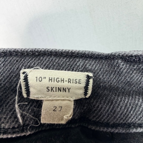 Madewell High Rise Skinny Jeans Womens‎ Size 27 Dark Wash Denim - Picture 4 of 7